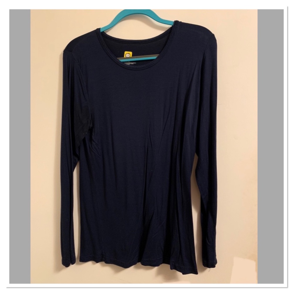Navy WonderWink Long Sleeve